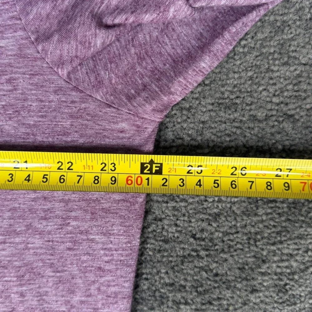 Banana Republic Vintage Tee Mens XL Purple Linen Blend Long Sleeve Henley Shirt